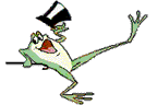 hello my baby hello my honey ragtime frog with cane and fancy tophat